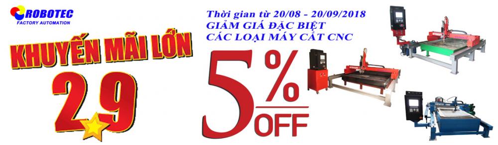 GIẢM GIÁ MÁY CẮT CNC PLASMA CHÀO MỪNG NGÀY QUỐC KHÁNH 2-9